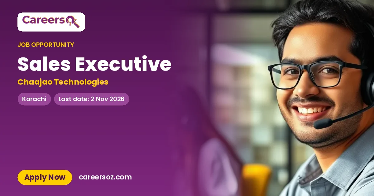 Sales Executive – Chaajao Technologies