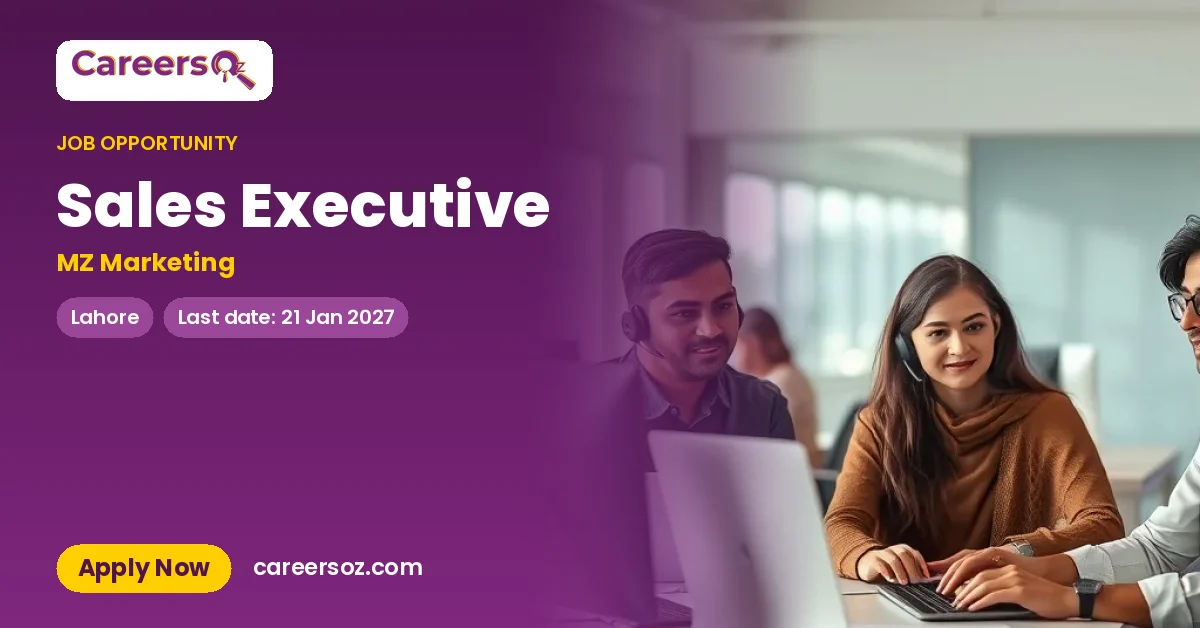 Sales Executive – MZ Marketing