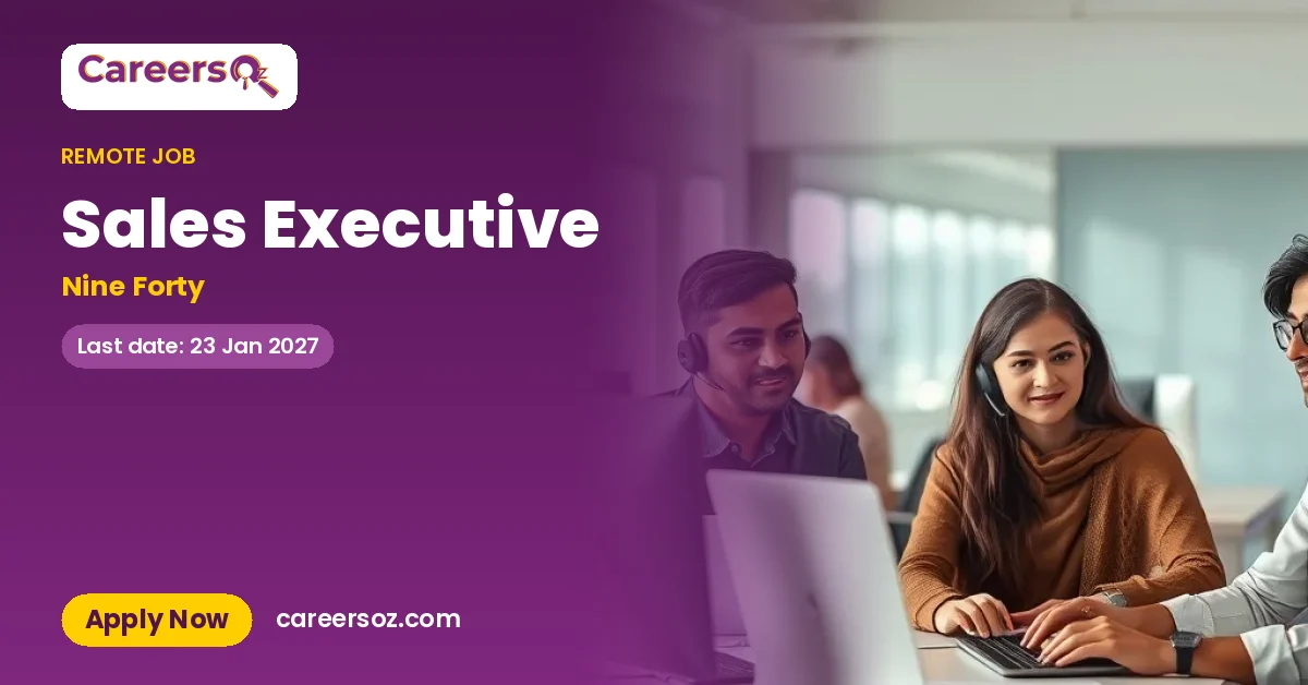 Sales Executive – Nine Forty