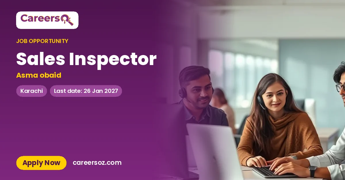 Sales Inspector – Asma obaid