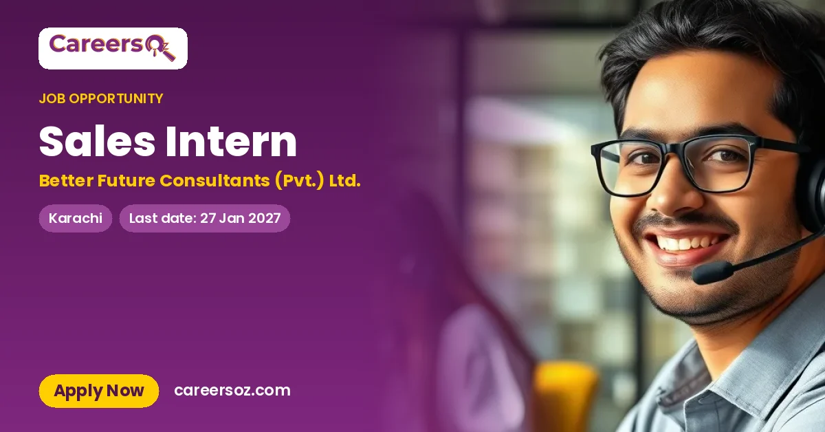 Sales Intern – Better Future Consultants (Pvt.) Ltd.
