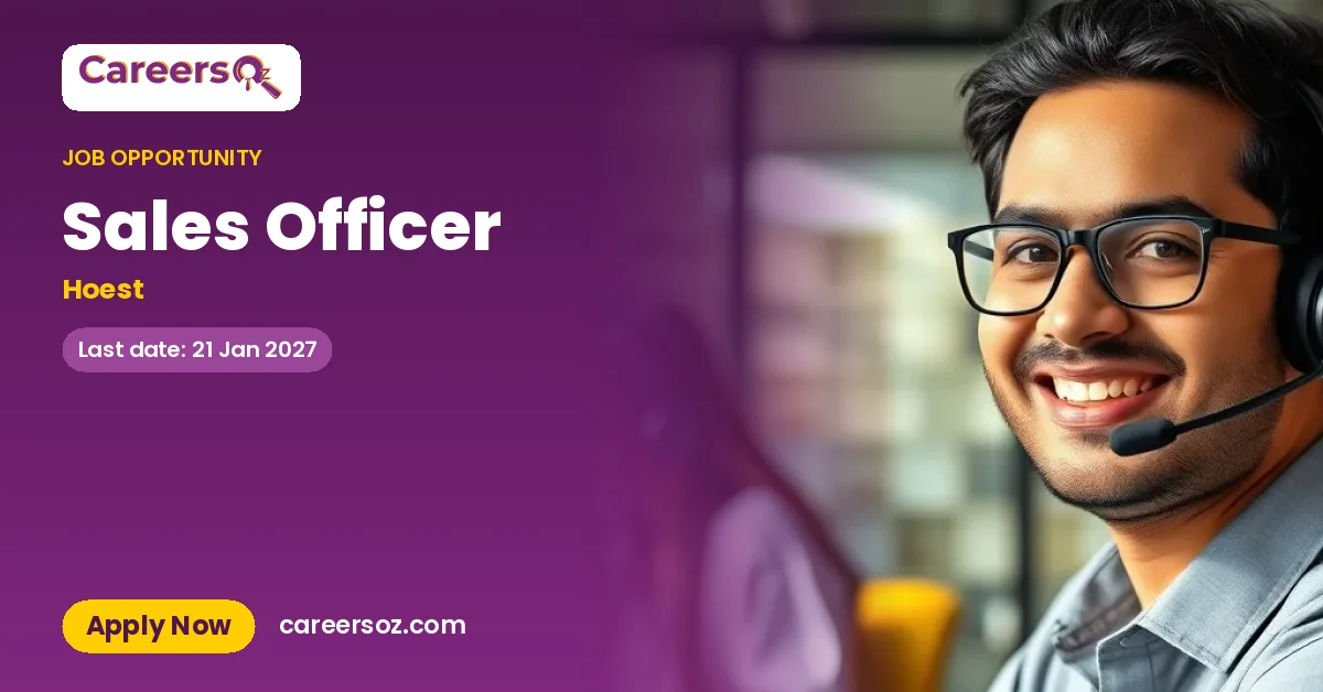 Sales Officer – Hoest