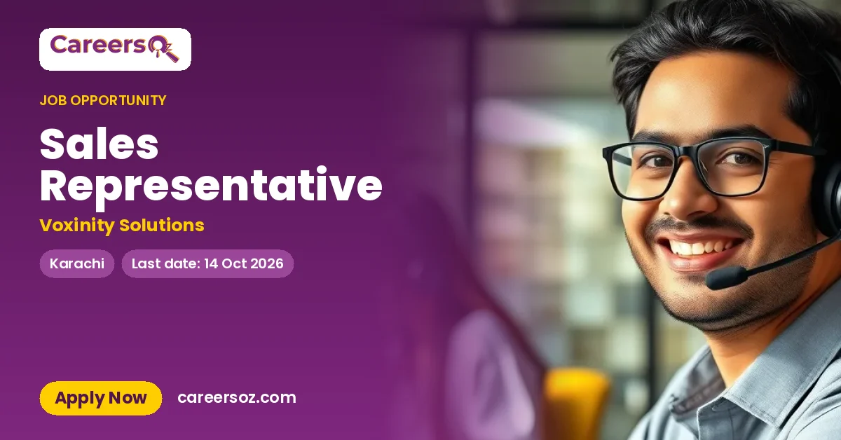 Sales Representative – Voxinity Solutions