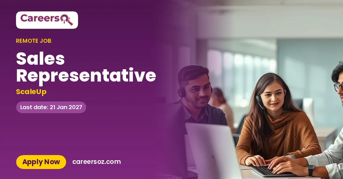 Sales Representative – ScaleUp