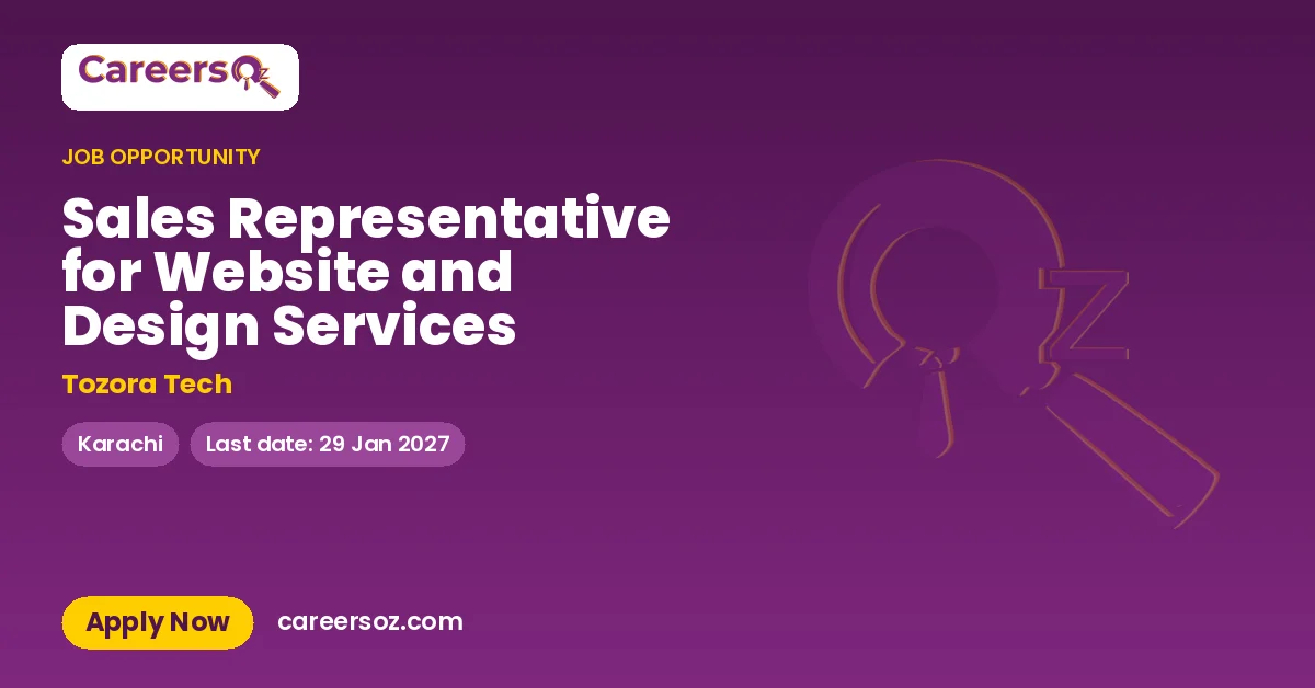 Sales Representative for Website and Design Services – Tozora Tech