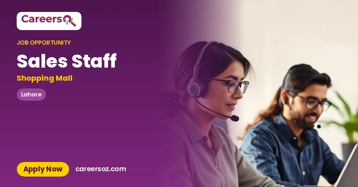 Sales Staff – Shopping Mall