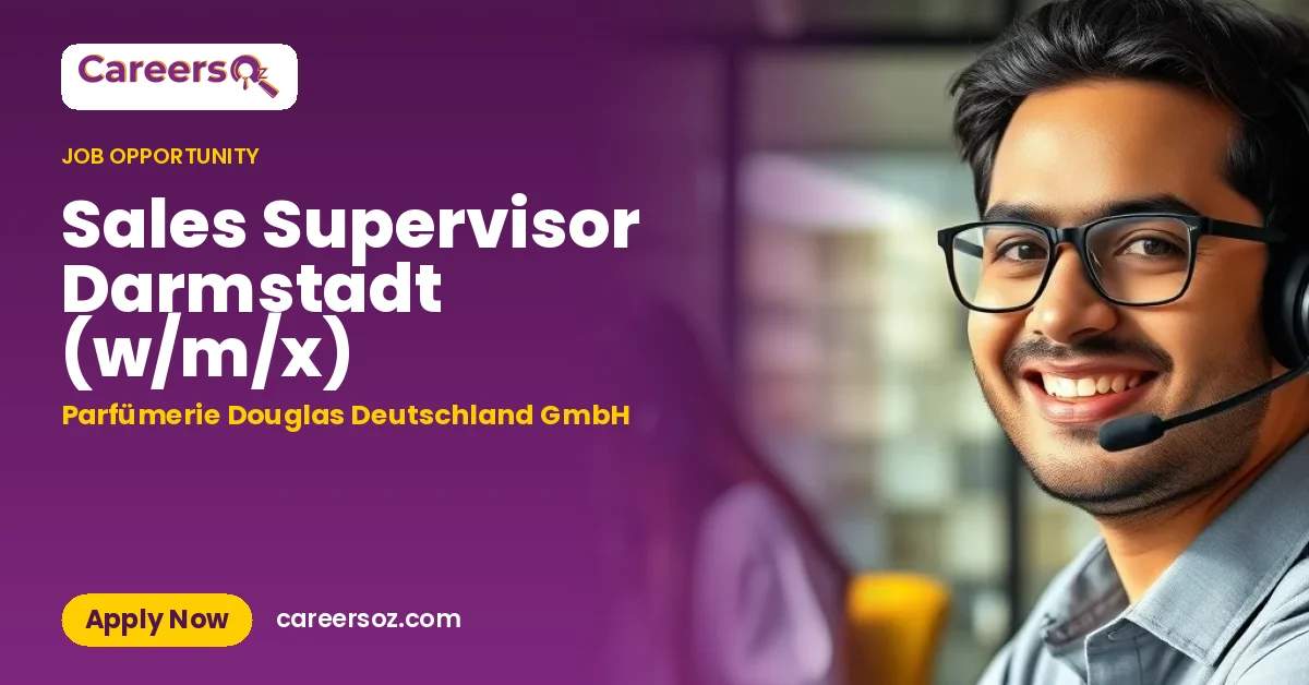 Sales Supervisor Darmstadt (w/m/x) – Parfümerie Douglas Deutschland GmbH