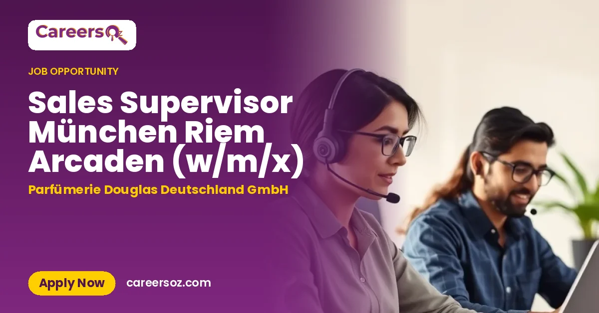 Sales Supervisor München Riem Arcaden (w/m/x) – Parfümerie Douglas Deutschland GmbH