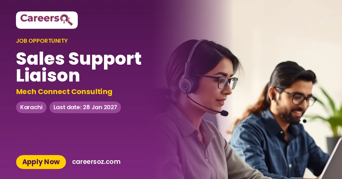 Sales Support Liaison – Mech Connect Consulting