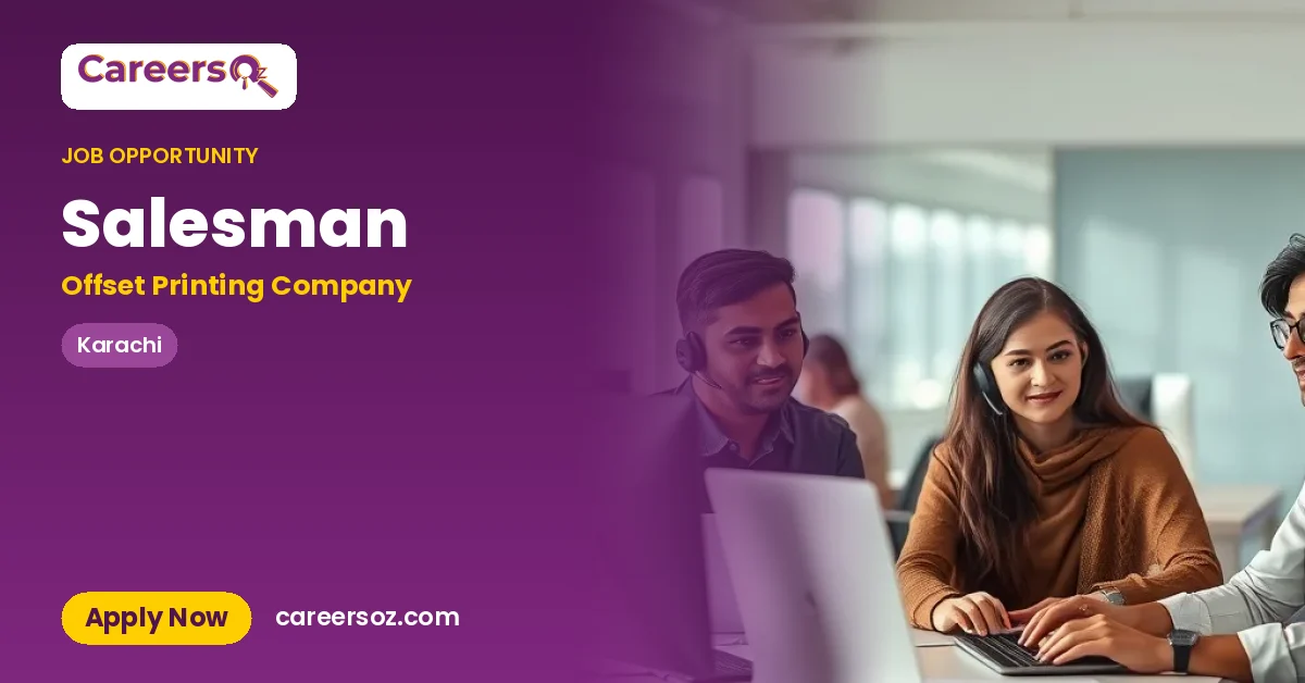 Salesman – Offset Printing Company
