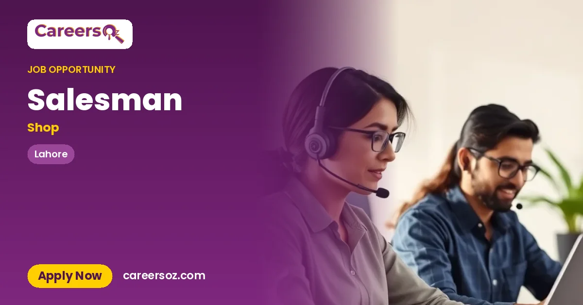 Salesman – Shop