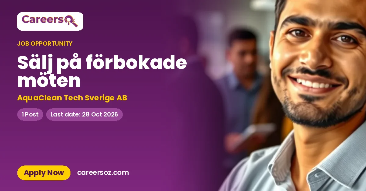 Sälj på förbokade möten – AquaClean Tech Sverige AB