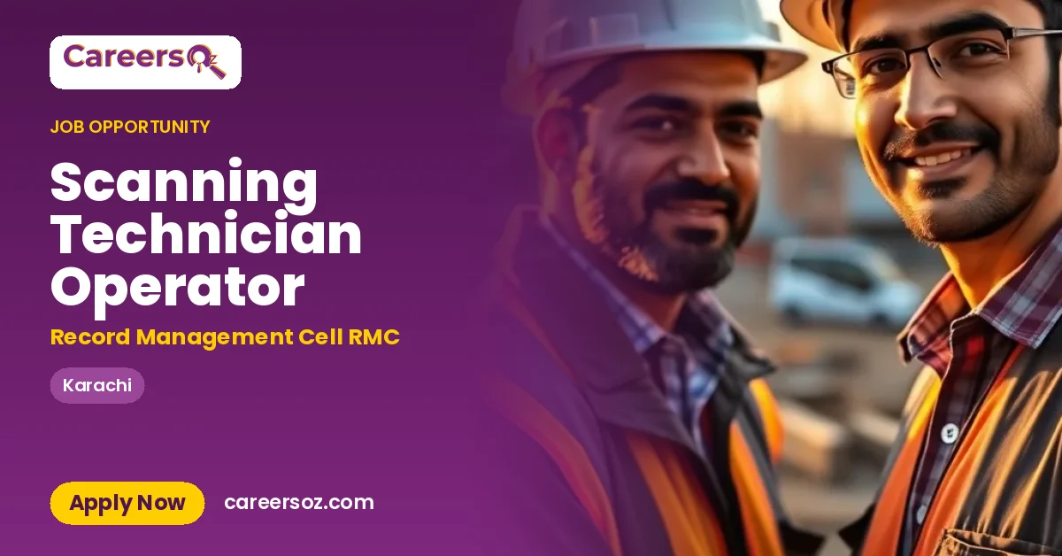 Scanning Technician Operator – Record Management Cell RMC
