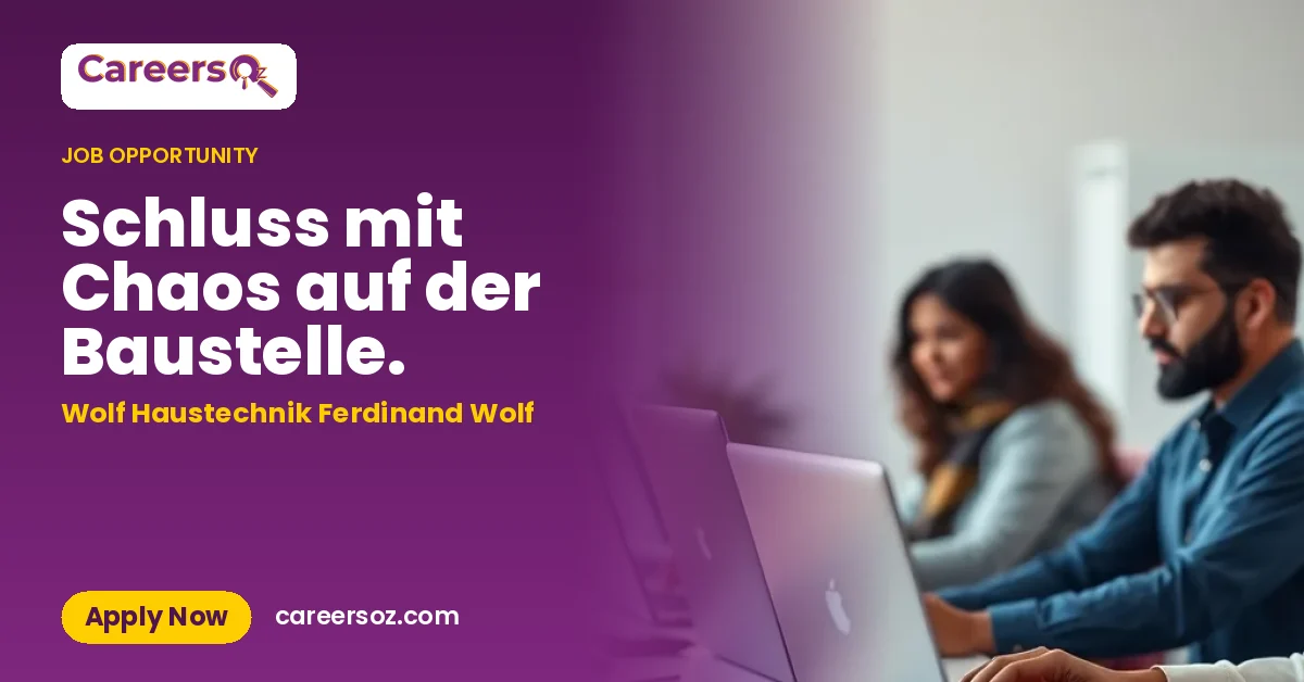 Schluss mit Chaos auf der Baustelle. – Wolf Haustechnik Ferdinand Wolf