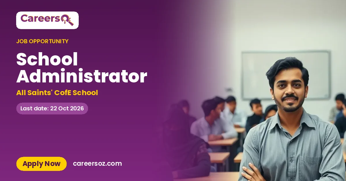 School Administrator – All Saints' CofE School