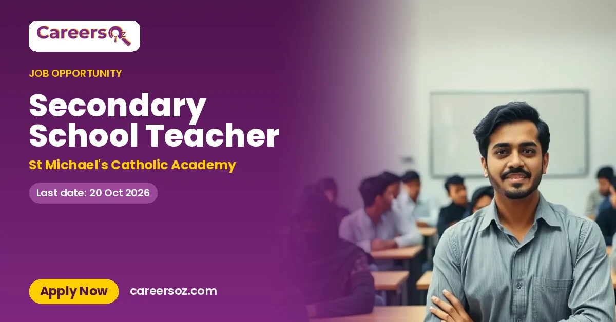 Secondary School Teacher – St Michael's Catholic Academy