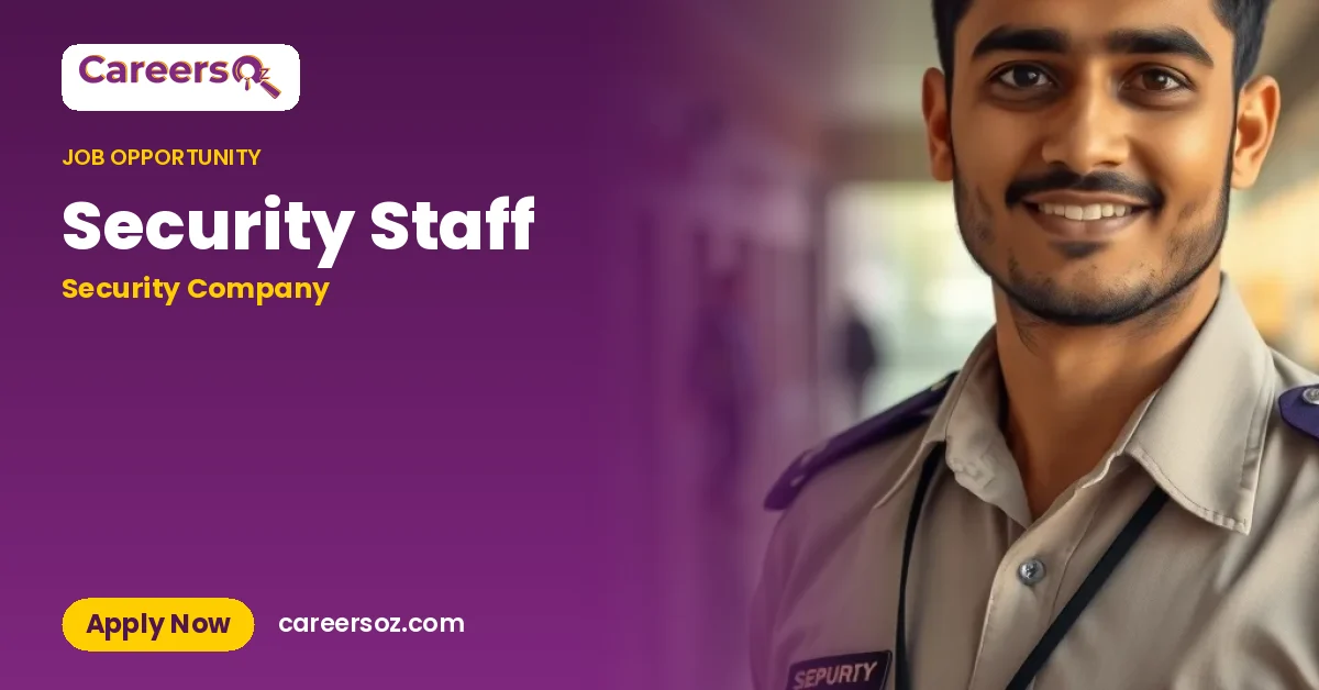 Security Staff – Security Company
