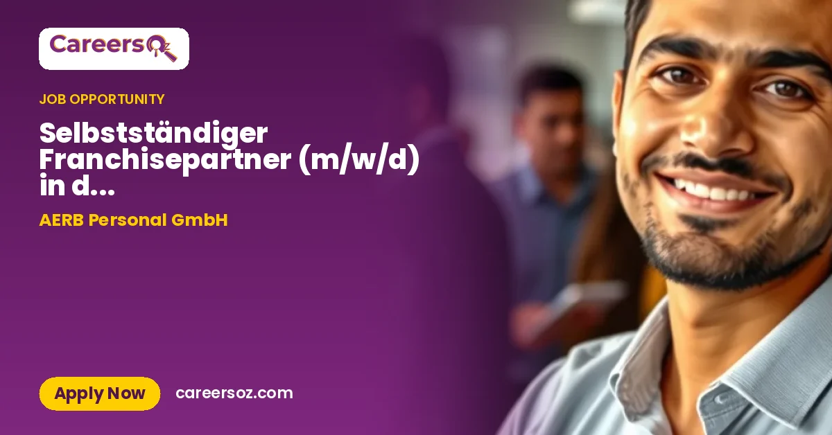 Selbstständiger Franchisepartner (m/w/d) in der Personaldienstleistung – AERB Personal GmbH
