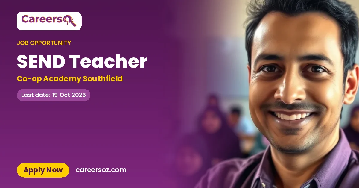 SEND Teacher – Co-op Academy Southfield