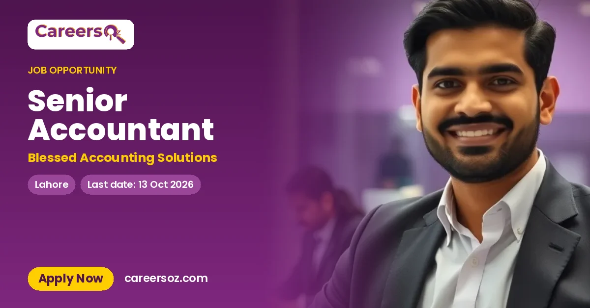 Senior Accountant – Blessed Accounting Solutions
