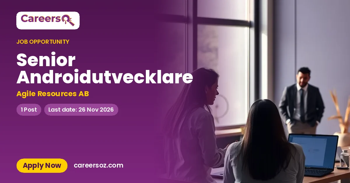 Senior Androidutvecklare – Agile Resources AB