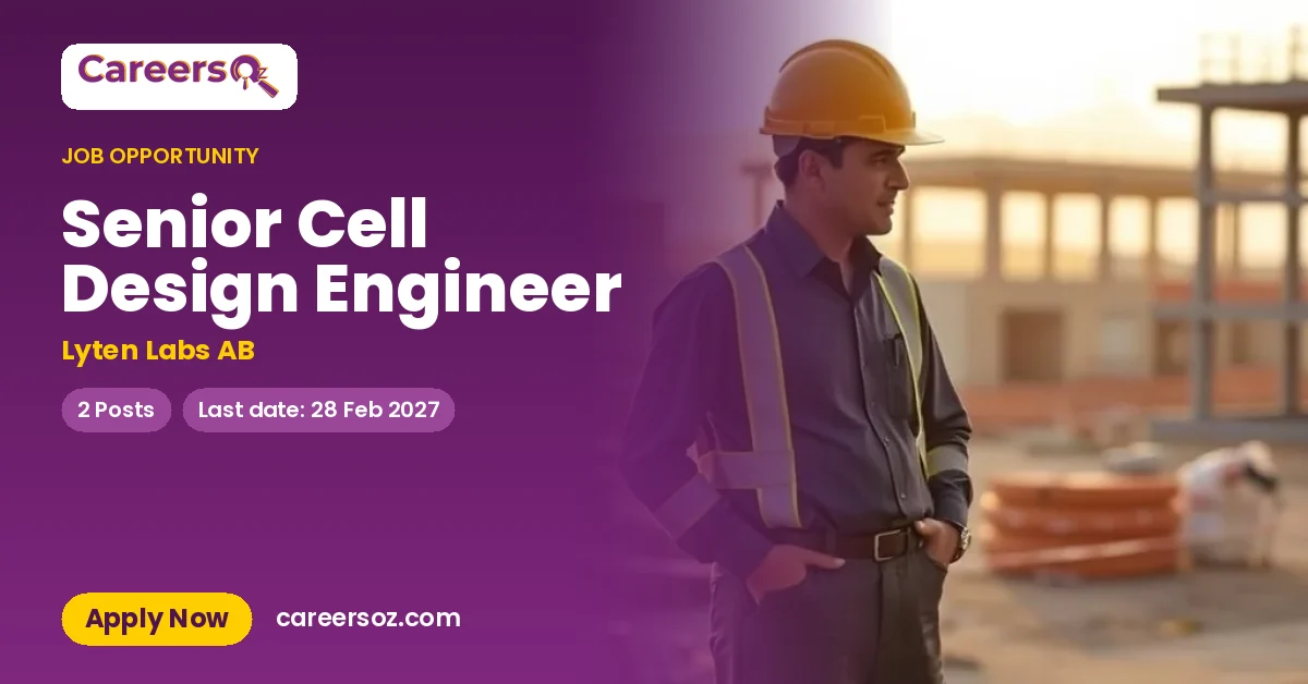 Senior Cell Design Engineer – Lyten Labs AB