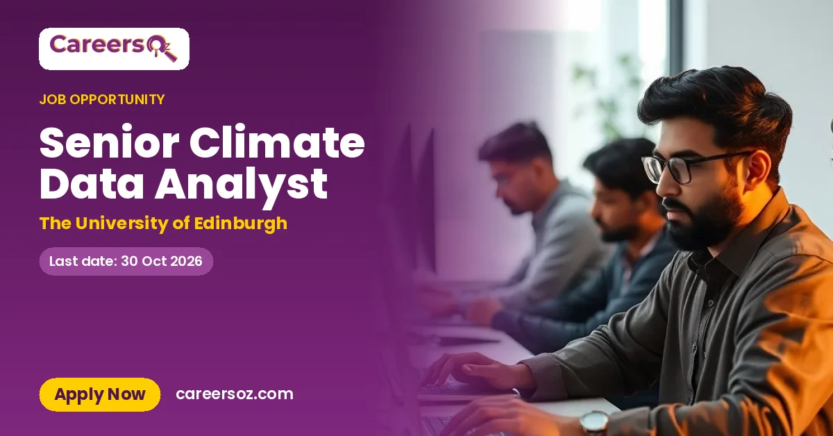 Senior Climate Data Analyst – The University of Edinburgh