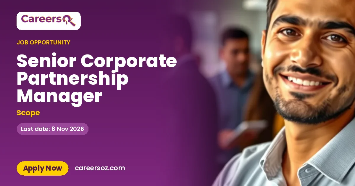 Senior Corporate Partnership Manager – Scope