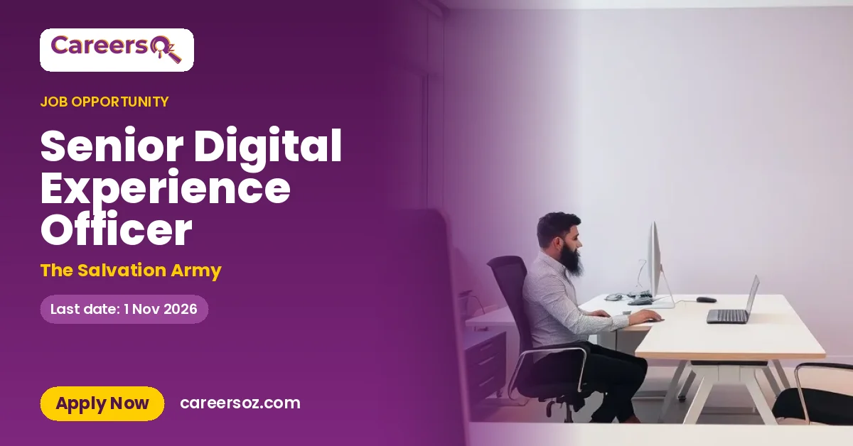 Senior Digital Experience Officer – The Salvation Army