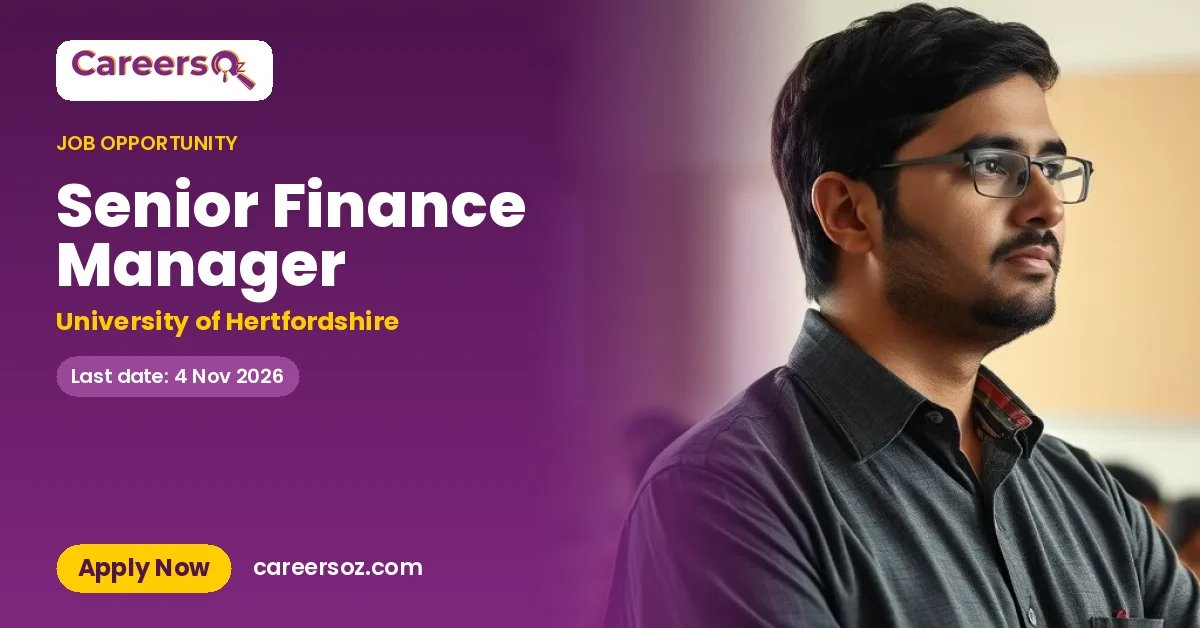 Senior Finance Manager – University of Hertfordshire