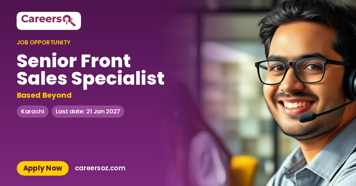 Senior Front Sales Specialist – Based Beyond