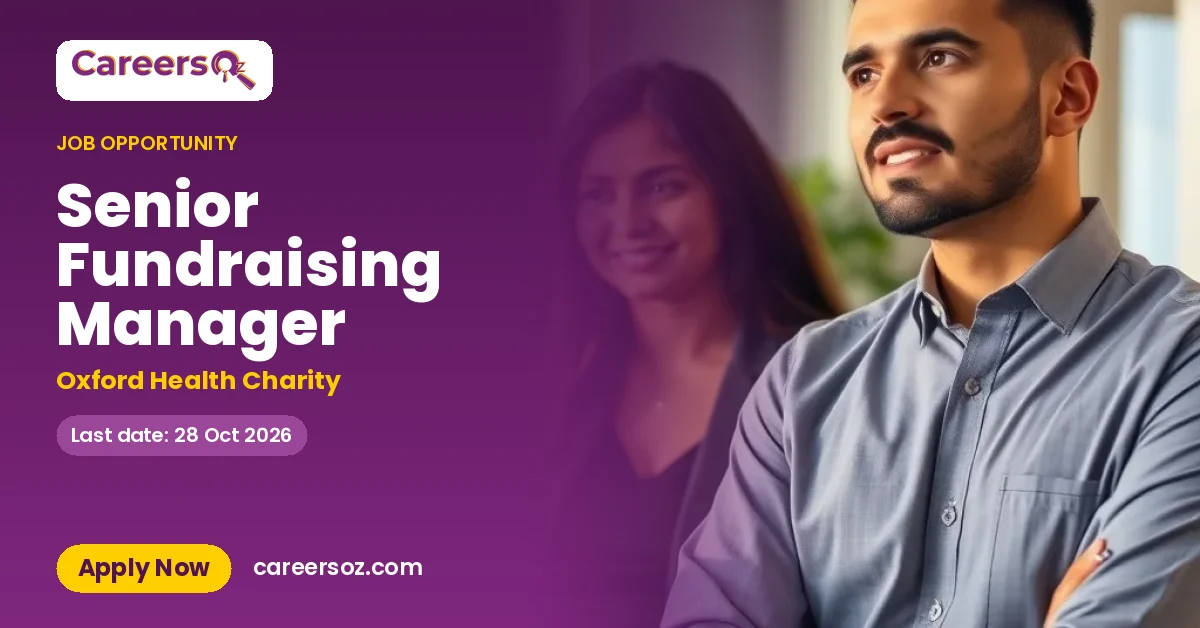 Senior Fundraising Manager – Oxford Health Charity