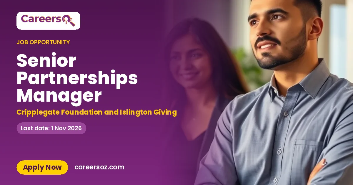 Senior Partnerships Manager – Cripplegate Foundation and Islington Giving