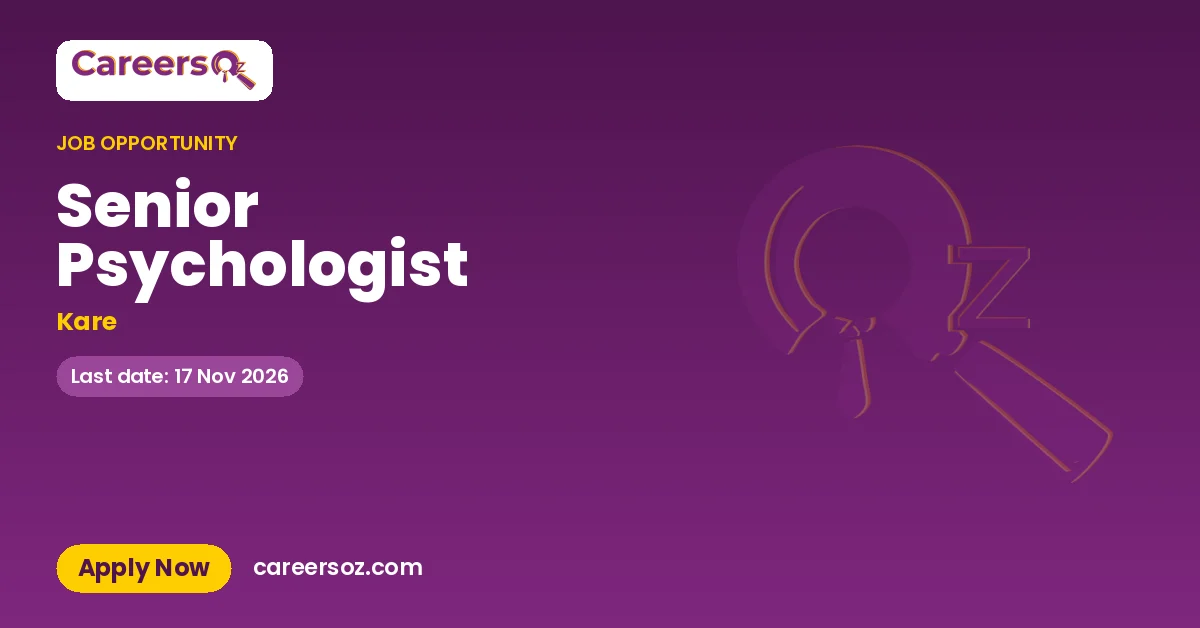 Senior Psychologist – Kare
