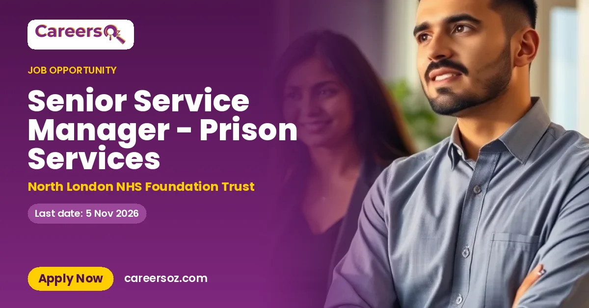 Senior Service Manager - Prison Services – North London NHS Foundation Trust