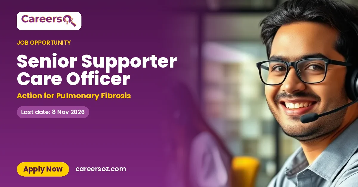 Senior Supporter Care Officer – Action for Pulmonary Fibrosis