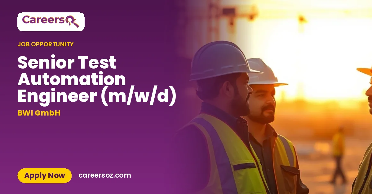 Senior Test Automation Engineer (m/w/d) – BWI GmbH