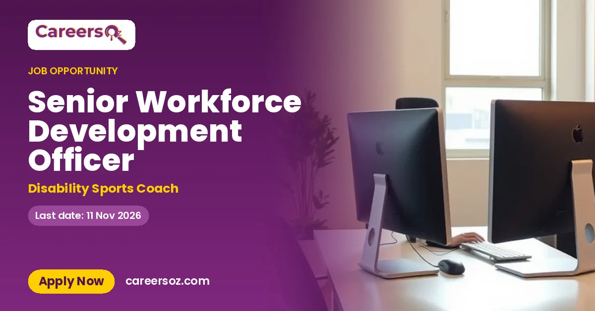 Senior Workforce Development Officer – Disability Sports Coach