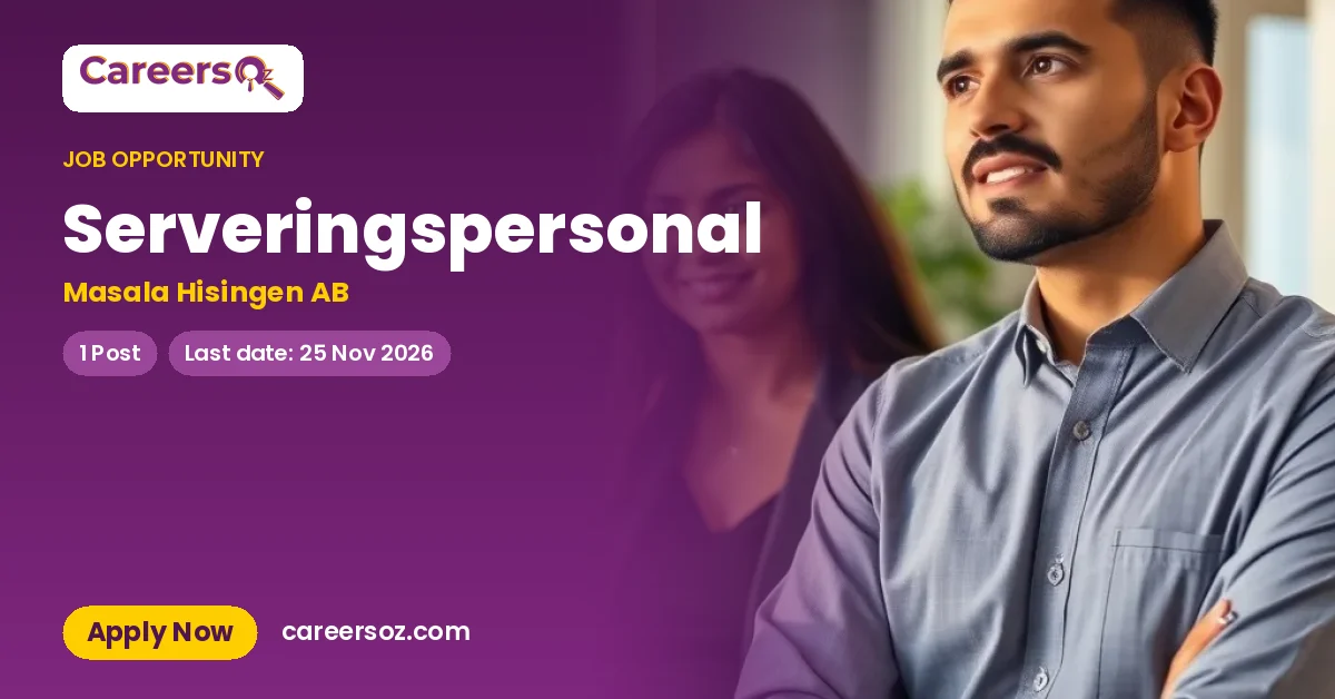 Serveringspersonal – Masala Hisingen AB