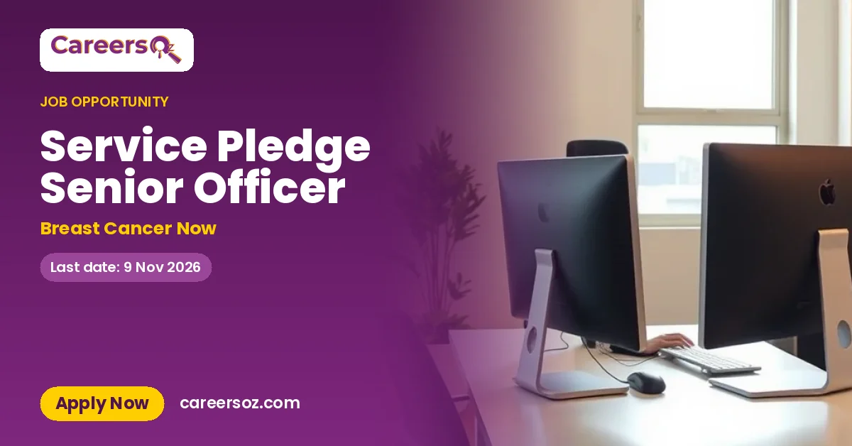 Service Pledge Senior Officer – Breast Cancer Now