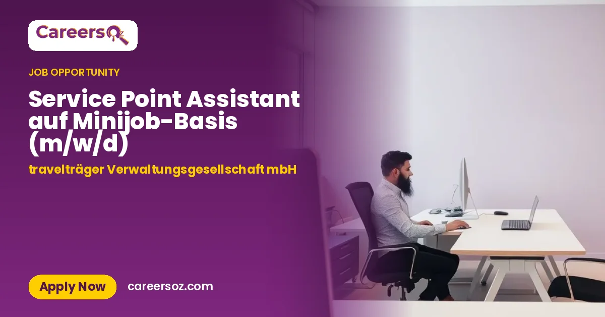 Service Point Assistant auf Minijob-Basis (m/w/d) – travelträger Verwaltungsgesellschaft mbH