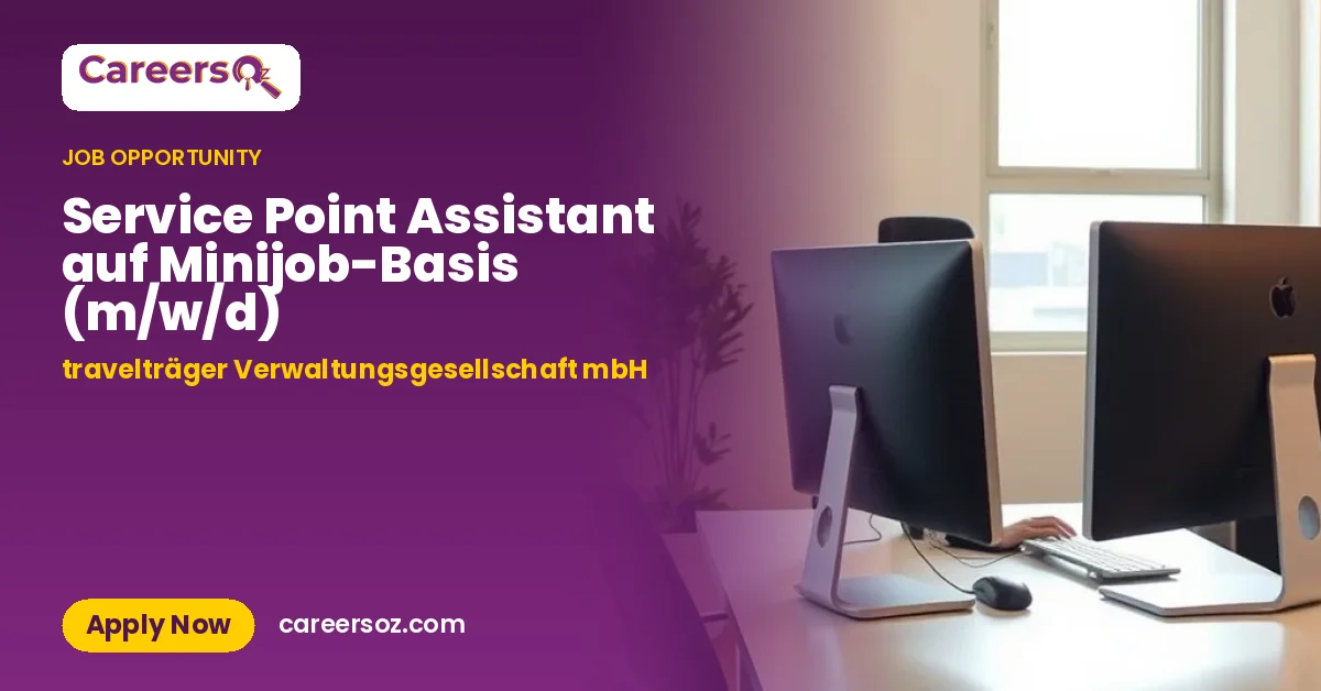Service Point Assistant auf Minijob-Basis (m/w/d) – travelträger Verwaltungsgesellschaft mbH
