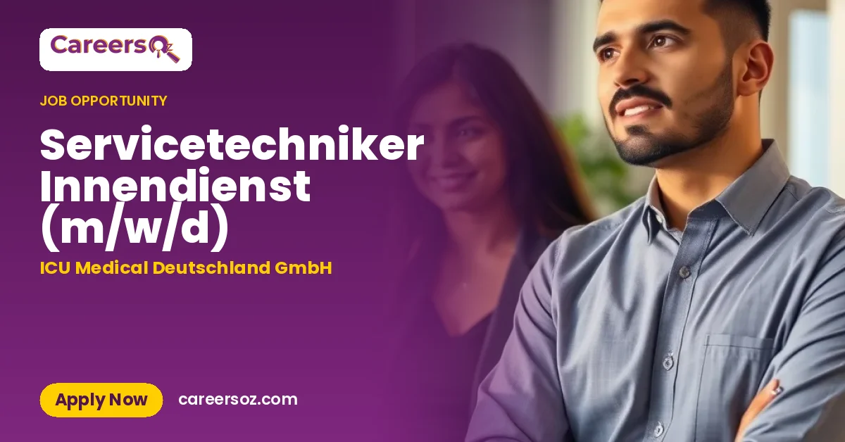 Servicetechniker Innendienst (m/w/d) – ICU Medical Deutschland GmbH
