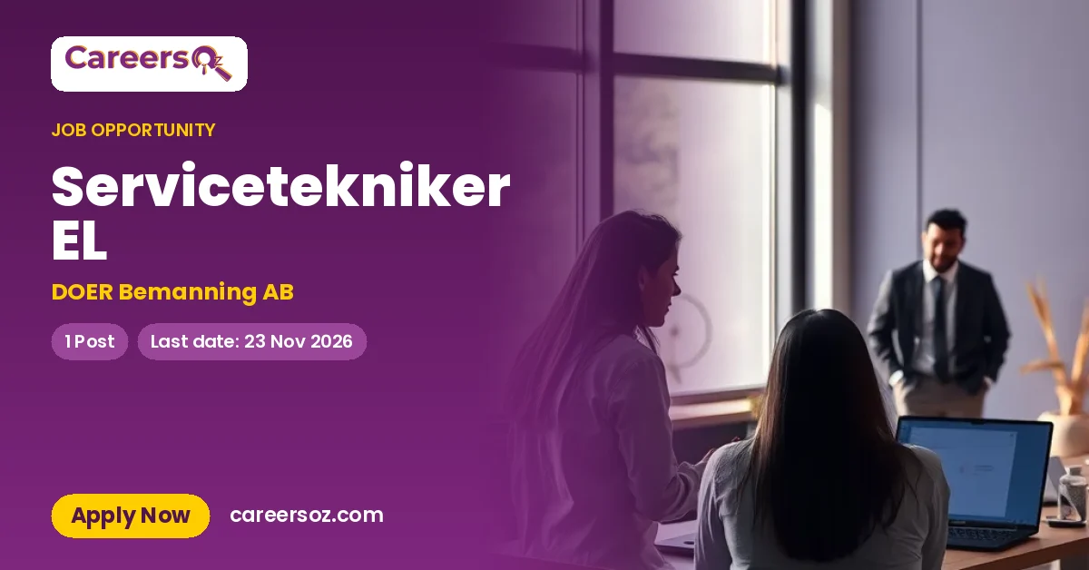 Servicetekniker EL – DOER Bemanning AB