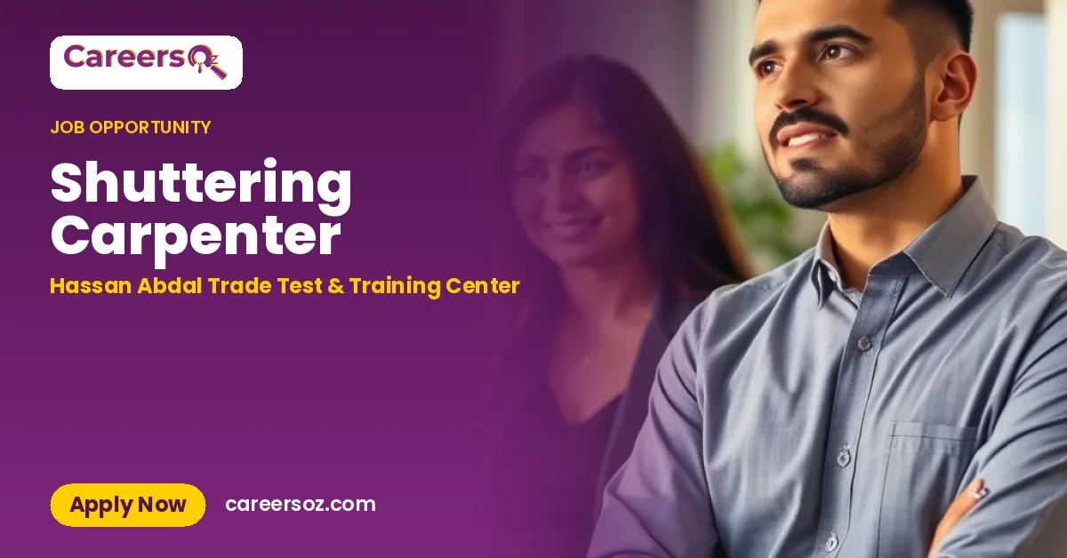 Shuttering Carpenter – Hassan Abdal Trade Test & Training Center