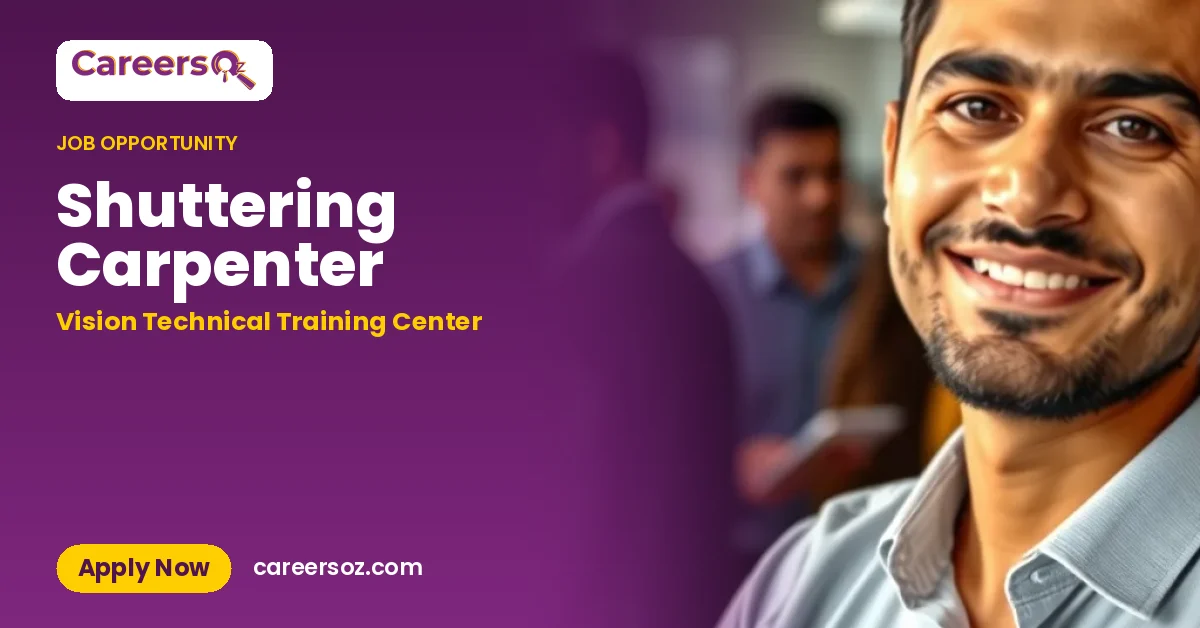 Shuttering Carpenter – Vision Technical Training Center