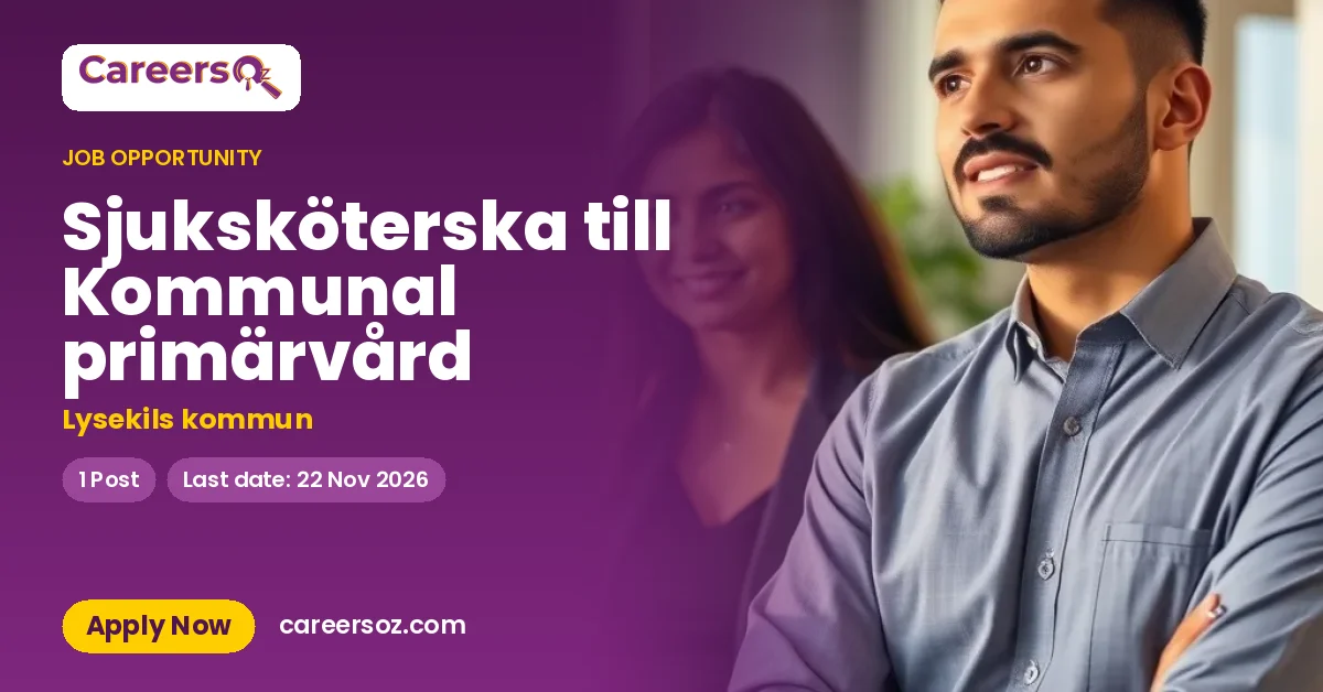 Sjuksköterska till Kommunal primärvård – Lysekils kommun