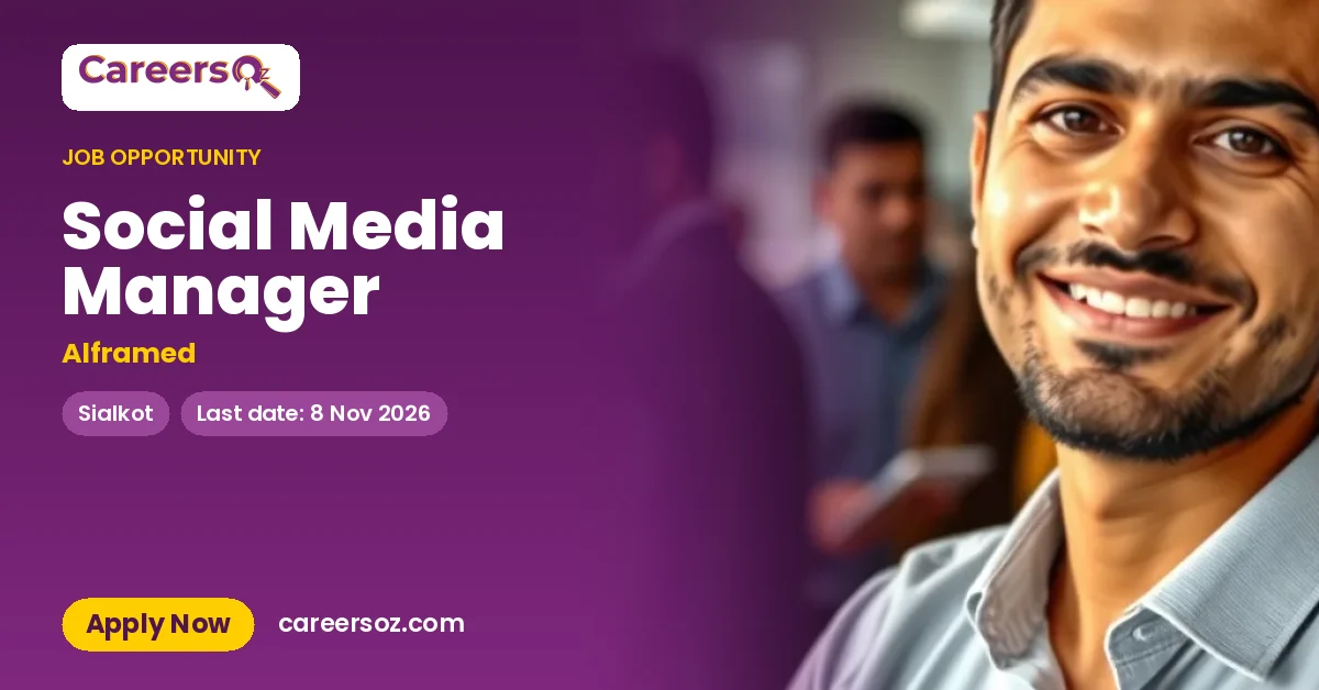 Social Media Manager – Alframed