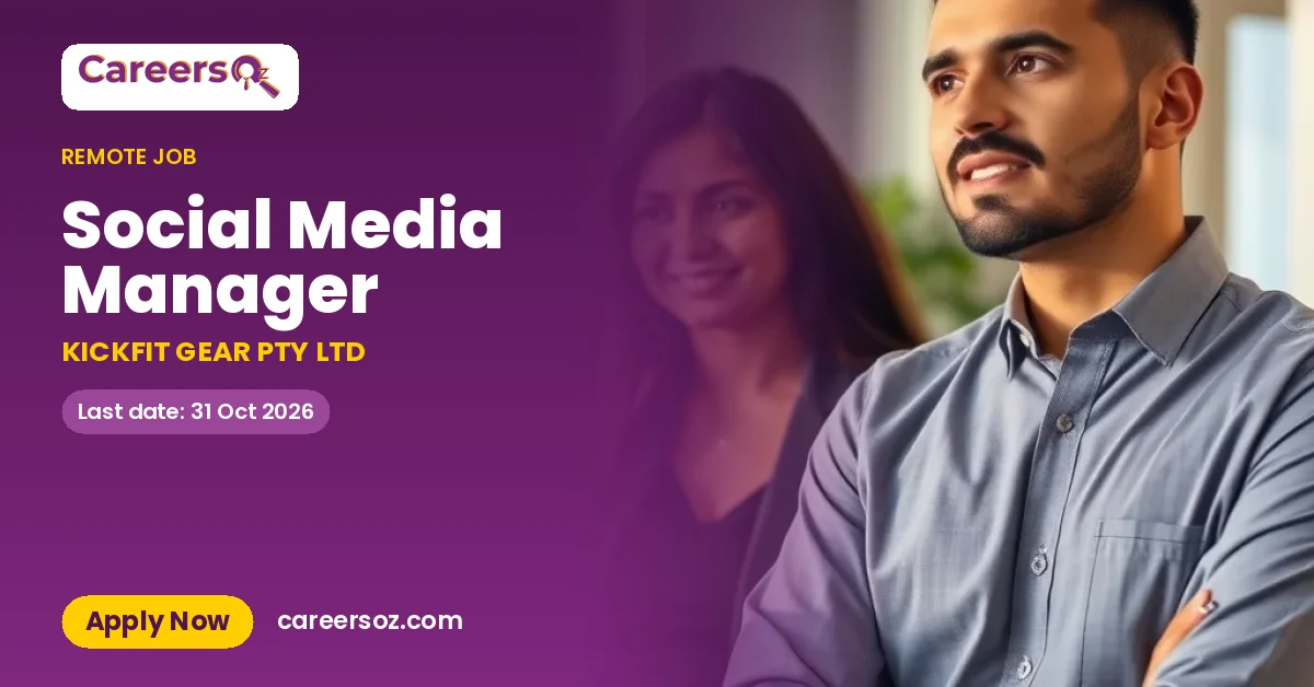 Social Media Manager – KICKFIT GEAR PTY LTD