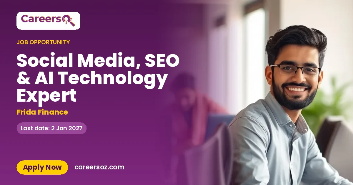 Social Media, SEO & AI Technology Expert – Frida Finance